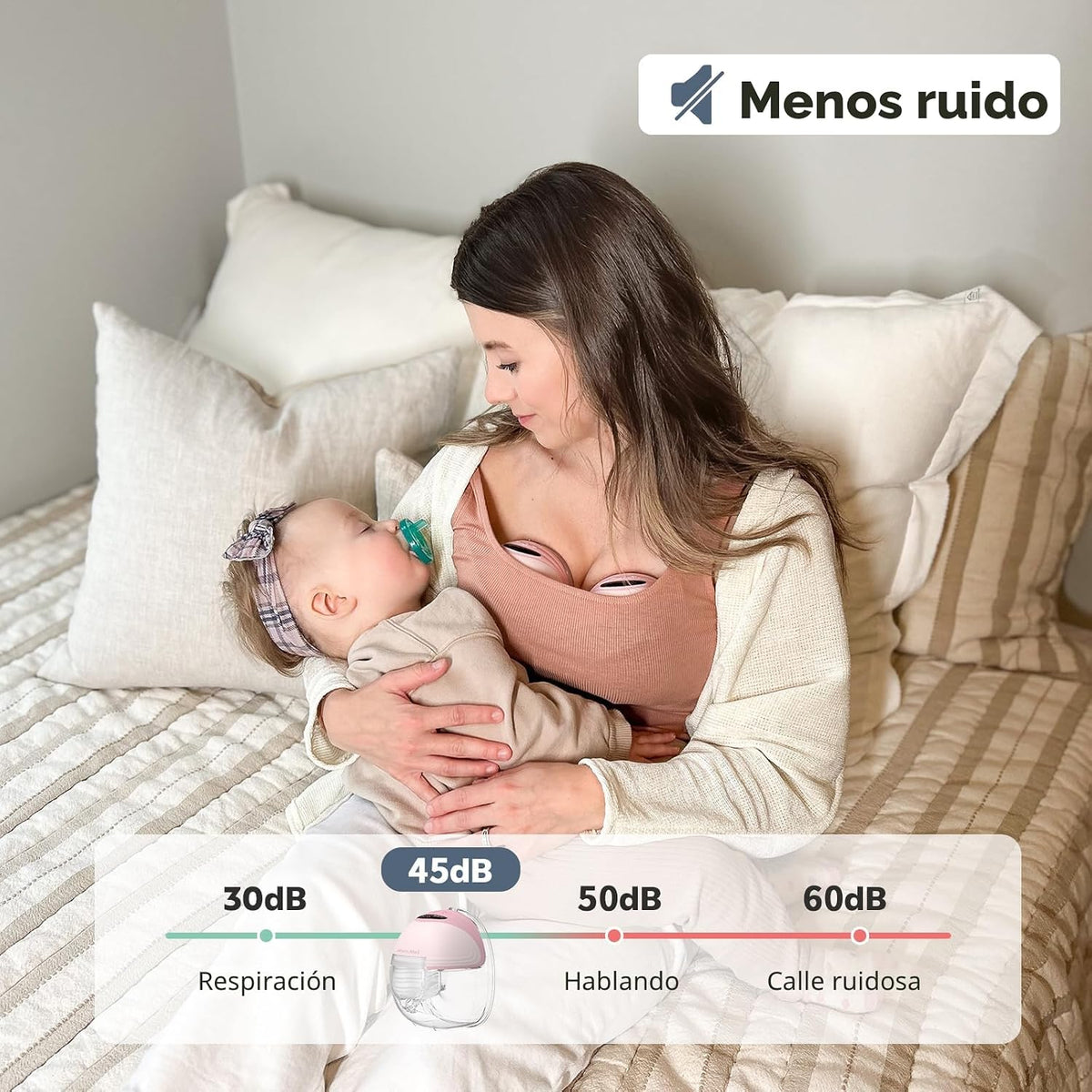MomMed Extractor de leche usable (Modelo S21) \u2013 Extractor de l...