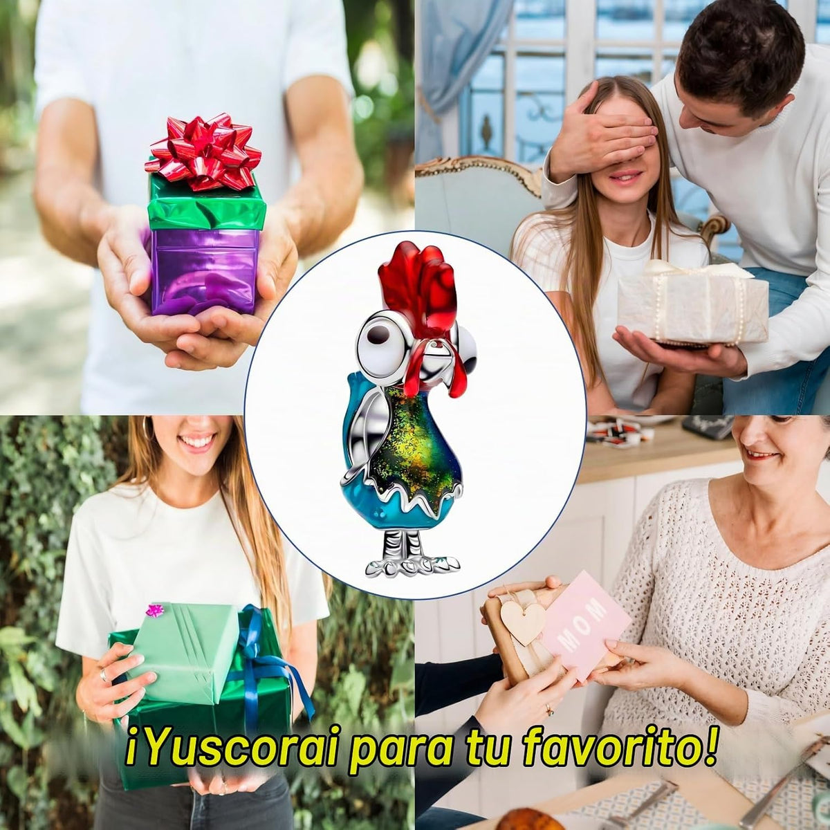 Yuscorai Bonitos dijes de moda para pulseras y collares, para cumpl...