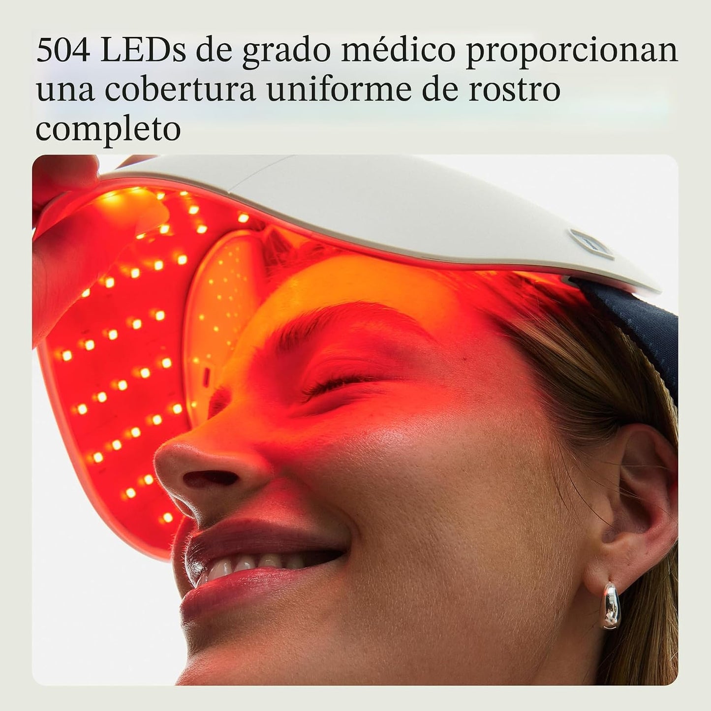 TheraFace Therabody Mask Glo - Mascarilla LED inalámbrica para el c...