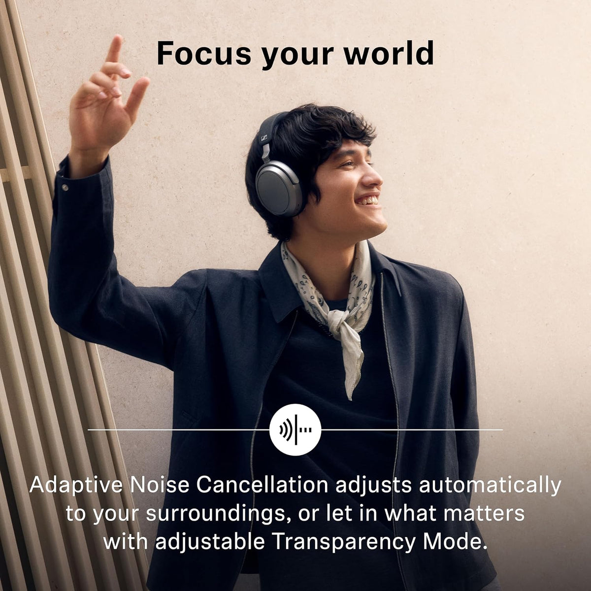 Sennheiser MOMENTUM 4 Wireless - Auriculares inalámbricos con cance...