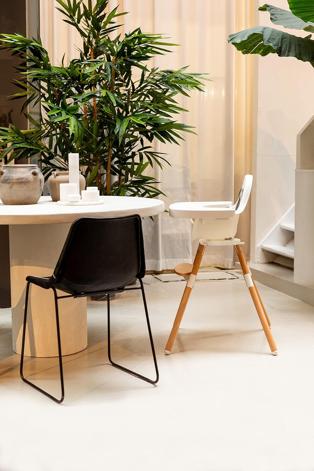 Childhome Evolu One.Silla alta de 80°, silla alta 2 en 1 para bebé...