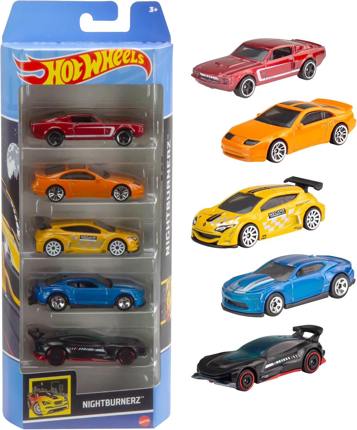 Conjunto de coches Hot Wheels, 5 unidades