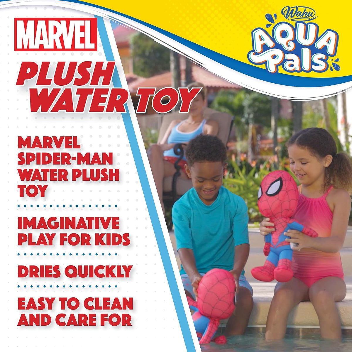 WAHU Aqua Pals Marvel Spider-Man Juguete de Peluche de Agua para ni...