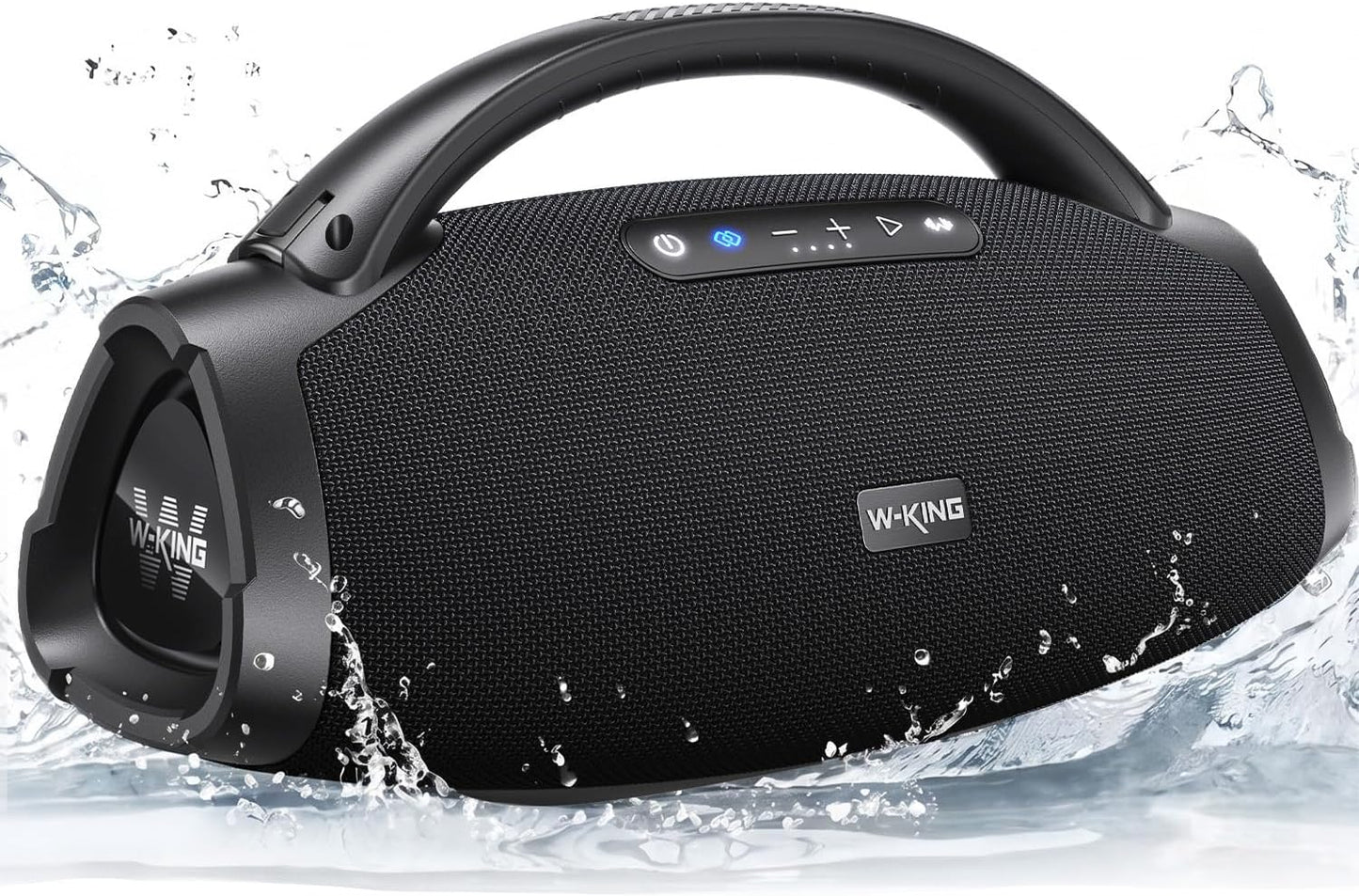 W-KING Altavoz Bluetooth portátil, 330 W pico fuerte Boombox Party...