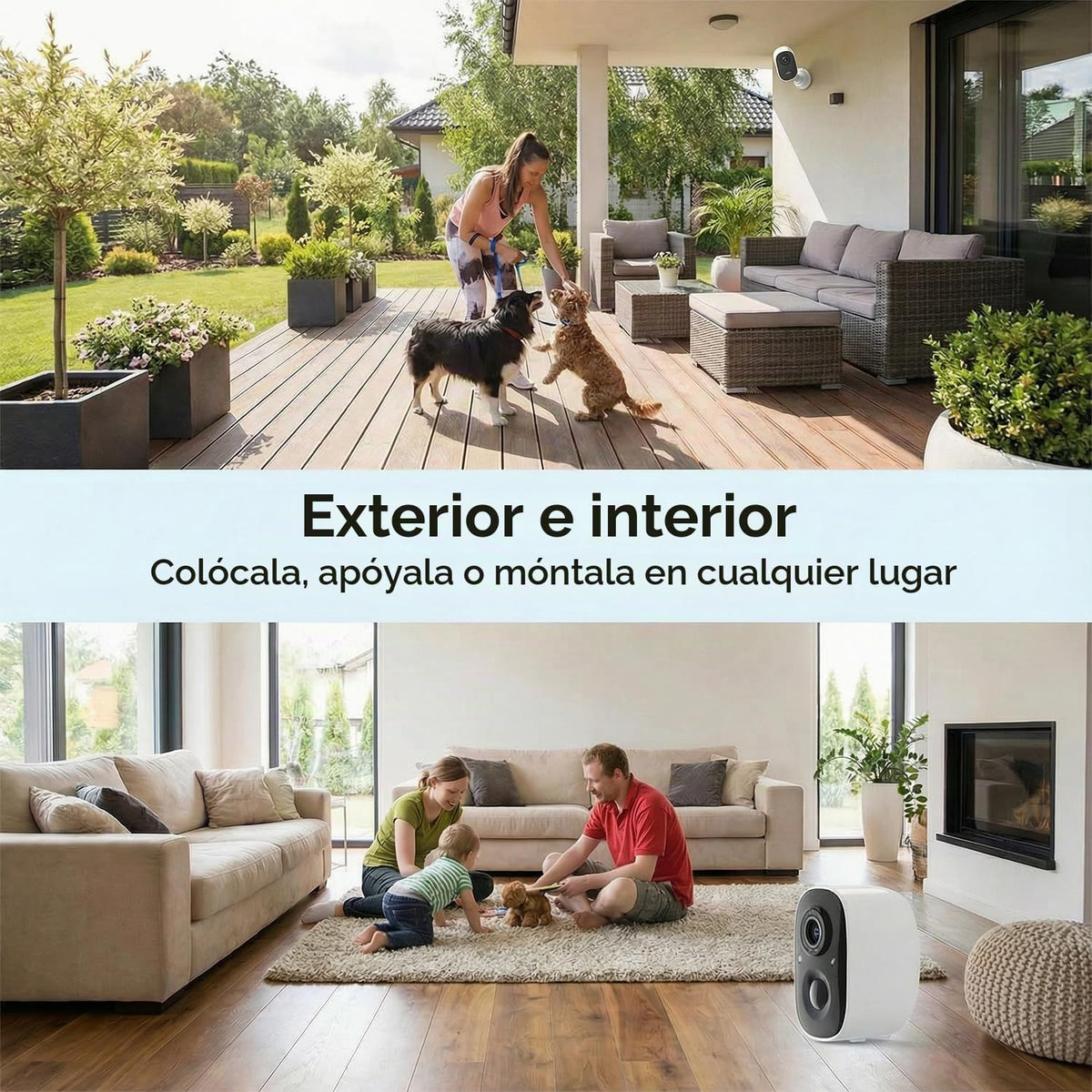 GMK VicoHome Acceso remoto, cámaras de seguridad inalámbricas para...