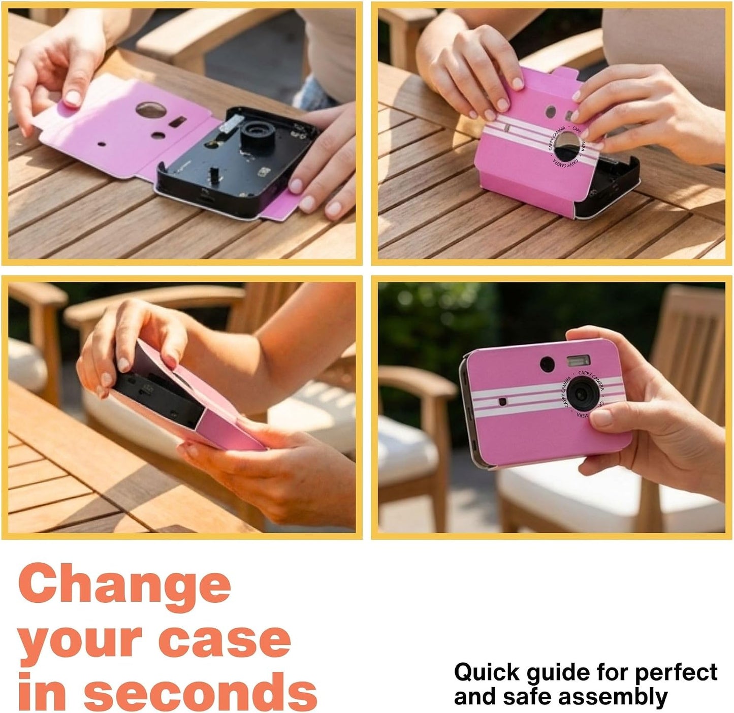 CAPPY CAMERA Funda de repuesto intercambiable \u2013 Funda de cámar...