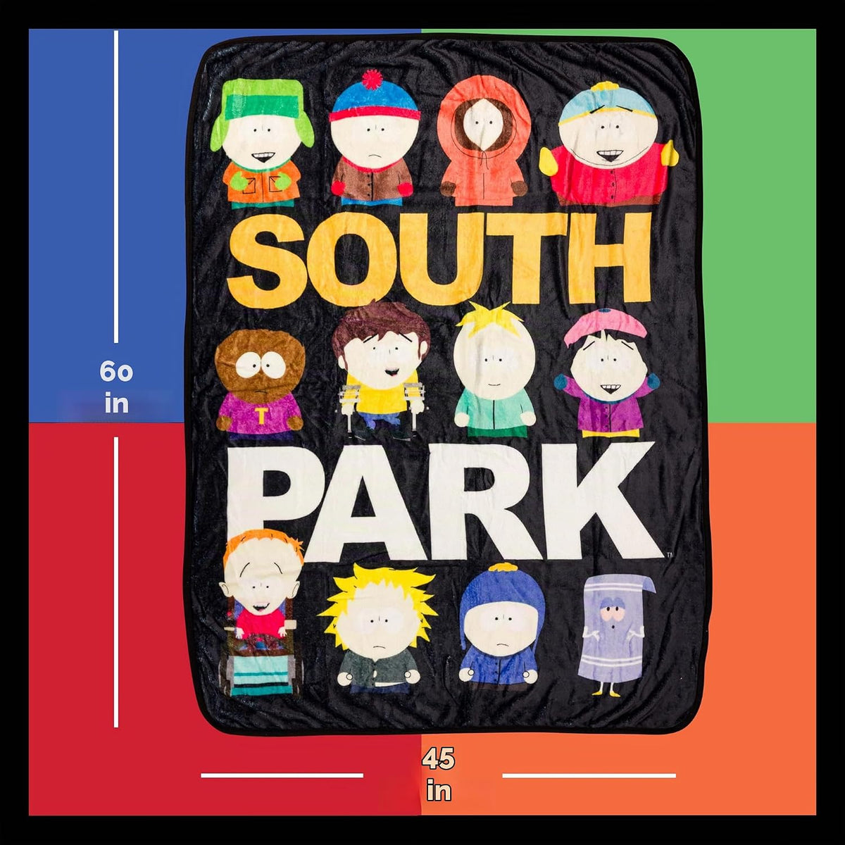 Silver Buffalo South Park With Kyle, Stan, Kenny, Eric Cartman, Tol...