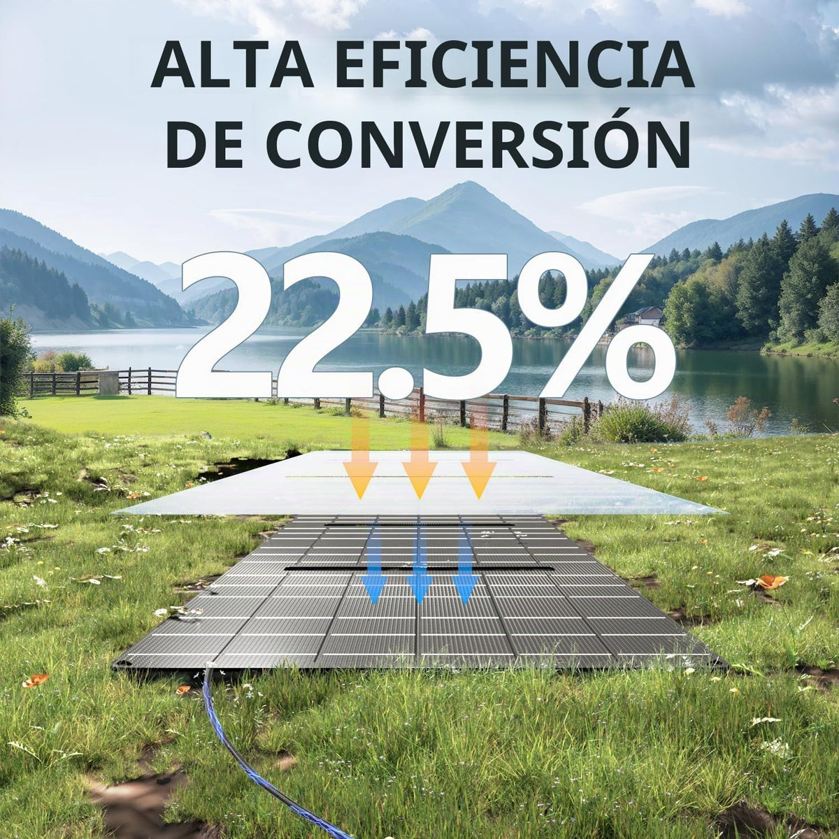 HOWEASY Generador solar de 88.8 Wh, estación de energía portátil co...