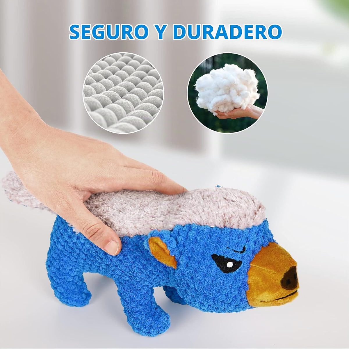 IOKHEIRA - Juguetes de peluche para perros para masticadores agresi...