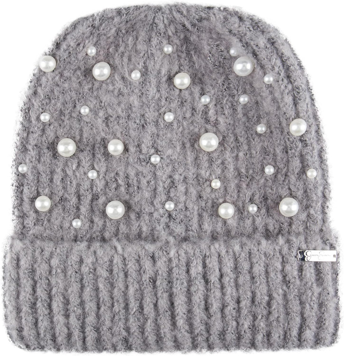 Jessica Simpson Gorro de punto cálido y acogedor para mujer