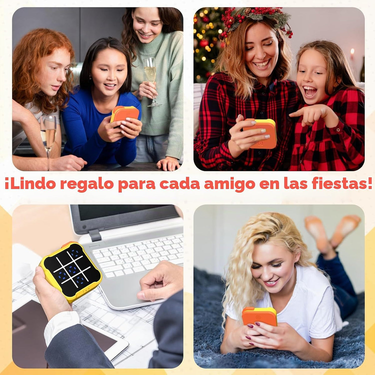 Tic Tac Toe Bolt - Juego de rompecabezas eléctrico de mano, juegos...