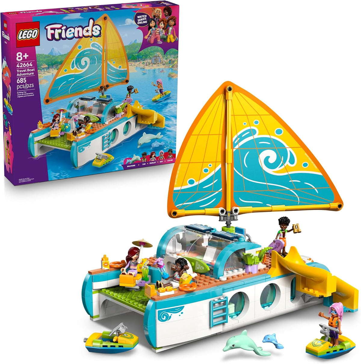 LEGO Friends 42664 - Juguete de construcción de aventura de viaje,...