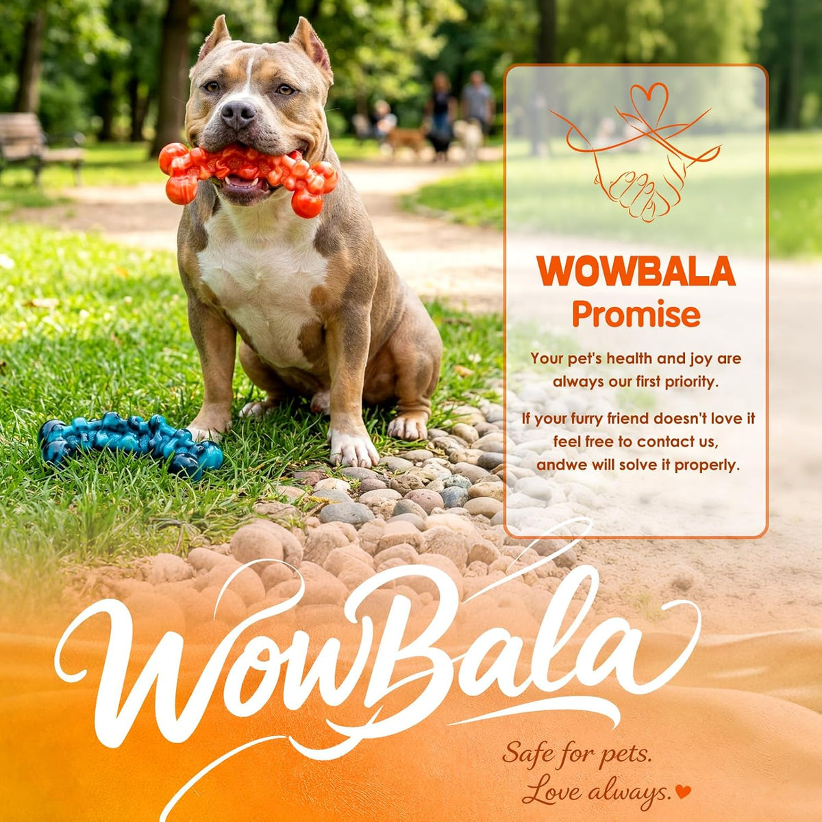 WOWBALA Juguetes para perros para masticadores agresivos, juguete |...