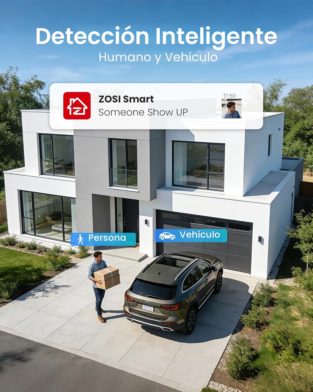 ZOSI 3K Lite 8CH Sistema de Cámaras de Seguridad para el Hogar Exte...
