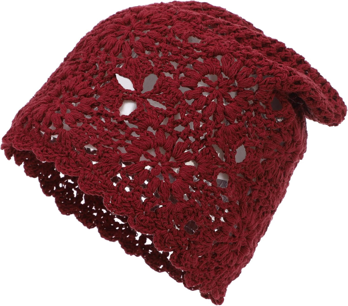 sy soul young Gorro de algodón de ganchillo para mujer, suave y hol...