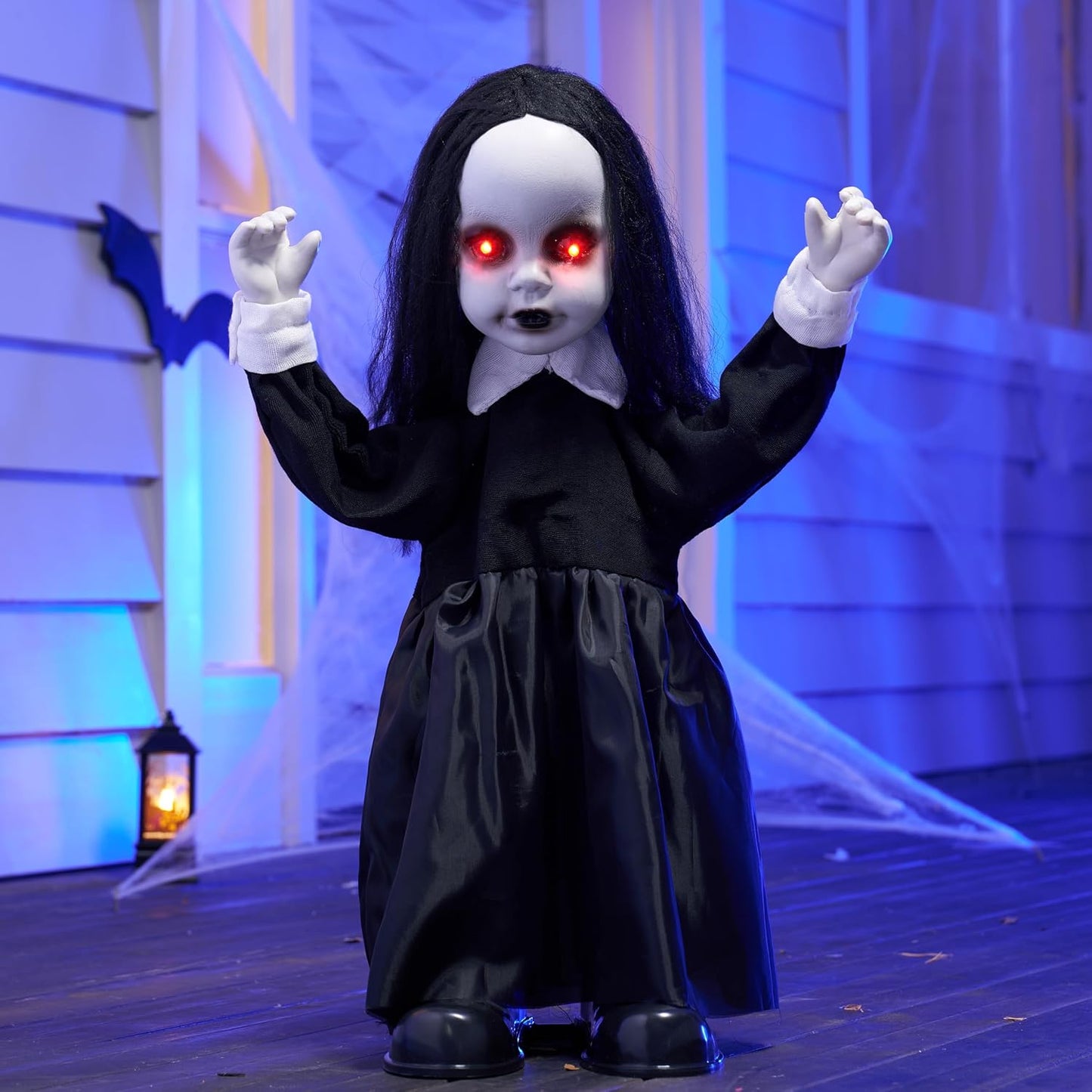 JOYIN Decoraciones de Halloween aterradoras para exteriores, 34 pul...