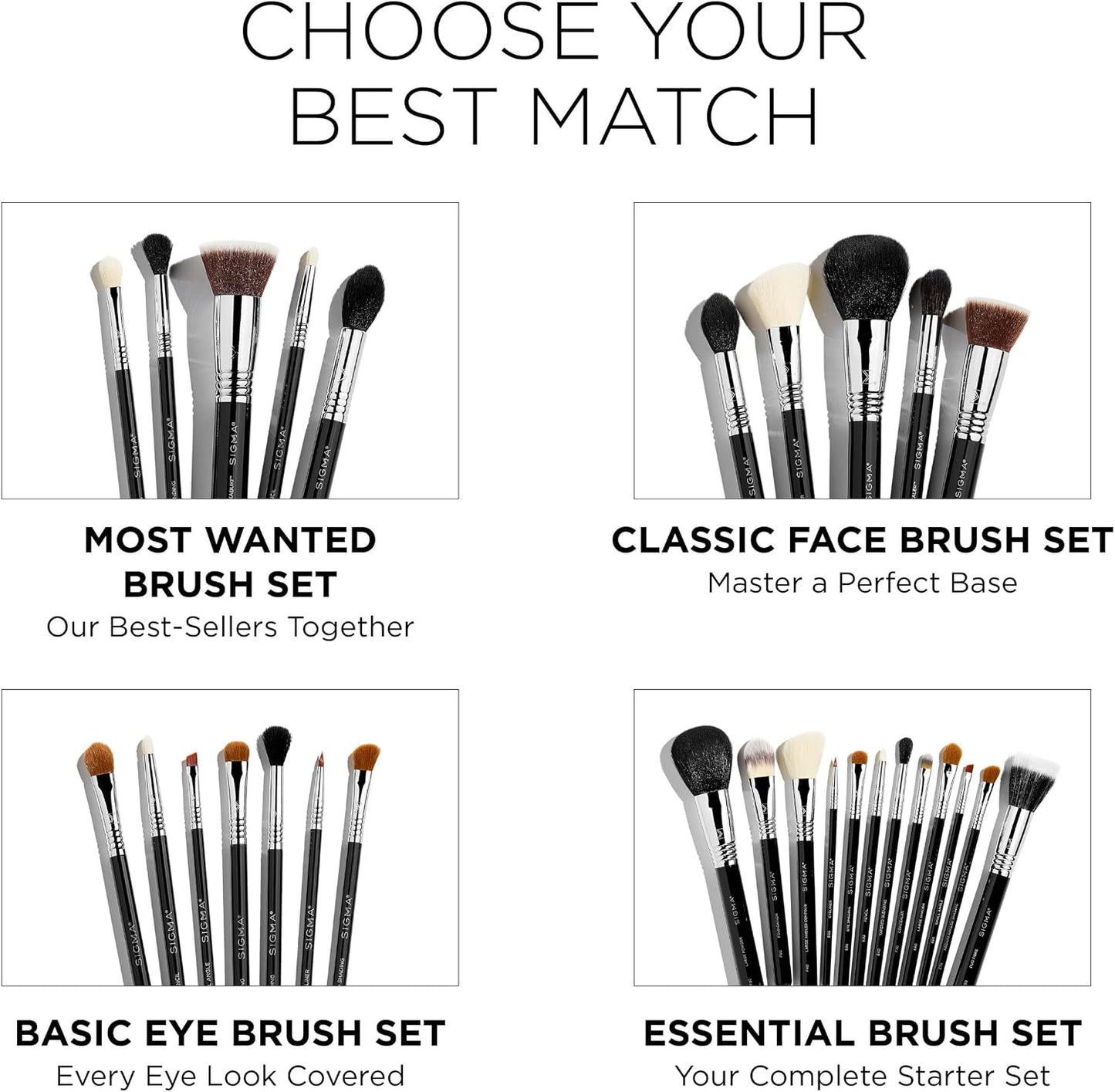 Sigma Beauty Juego de brochas de maquillaje más deseado \u2013 Jueg...