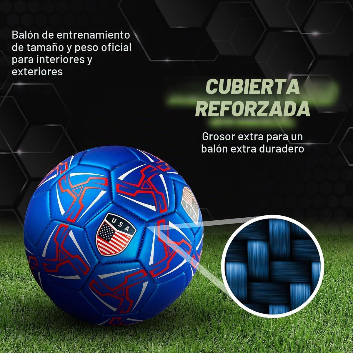 Western Star Soccer Ball USA - Balones de fútbol oficiales de grado...