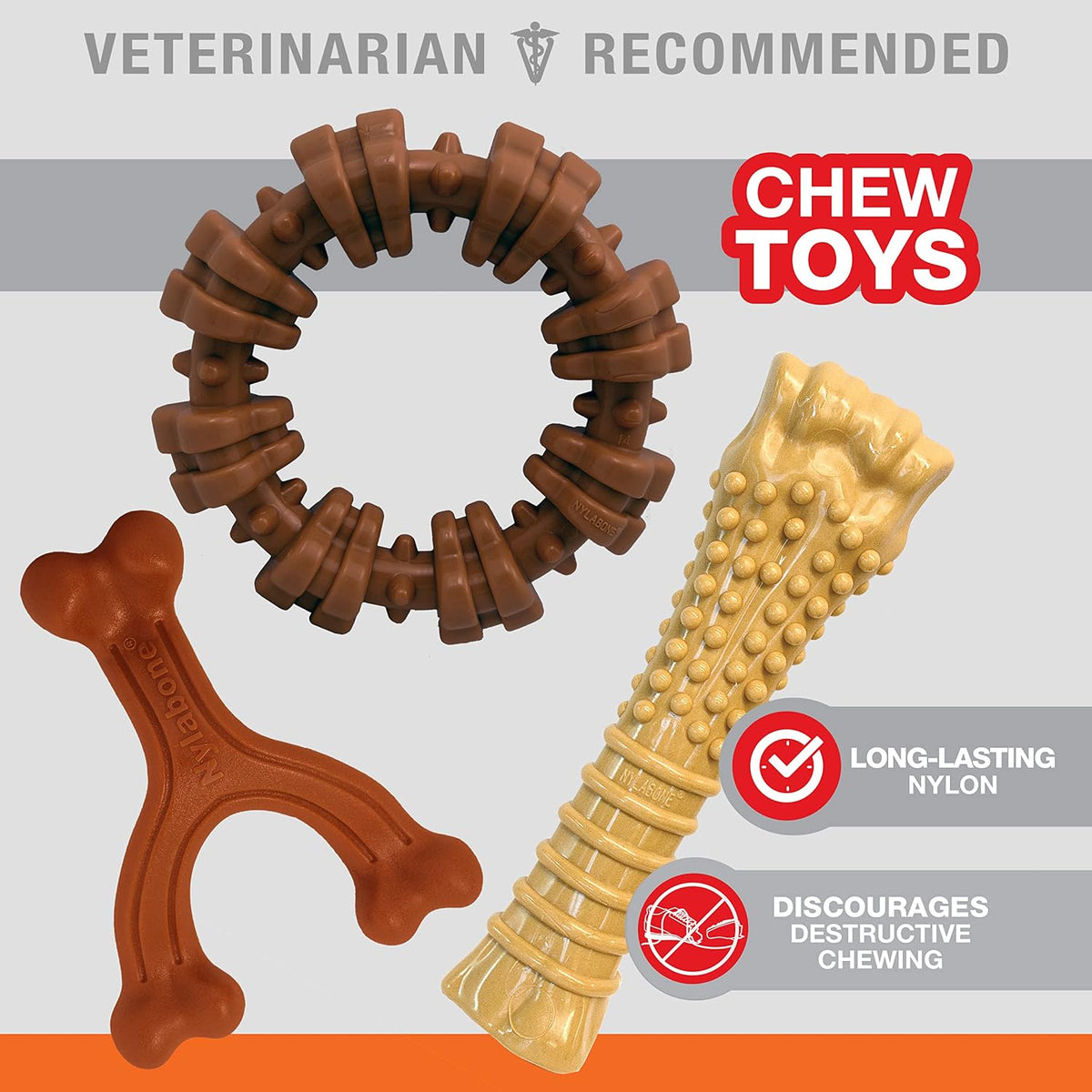 Nylabone Power Chew Customer Favorites - Juguetes masticables para...