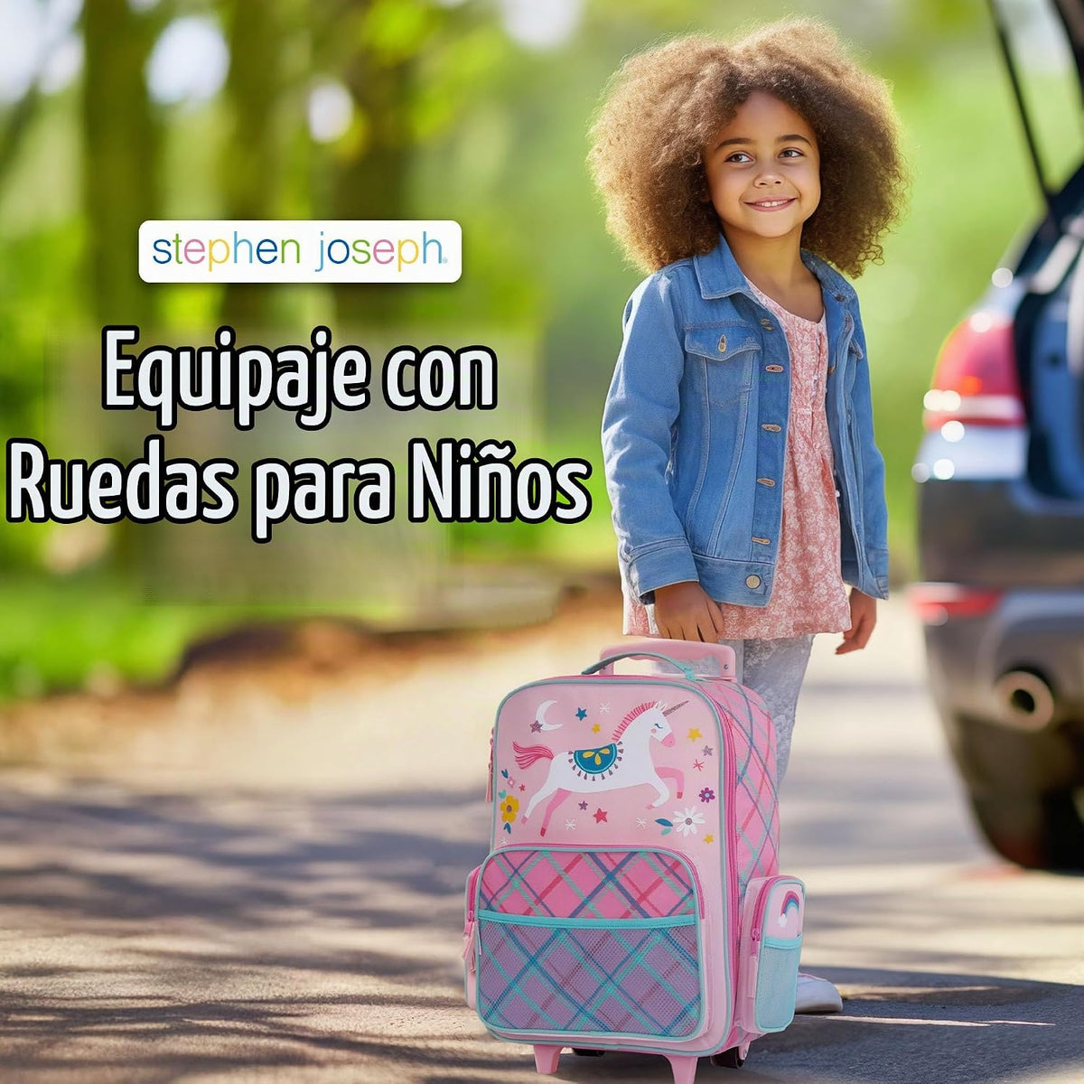 Stephen Joseph Equipaje Rodante Clásico para Niños, Equipaje para N...