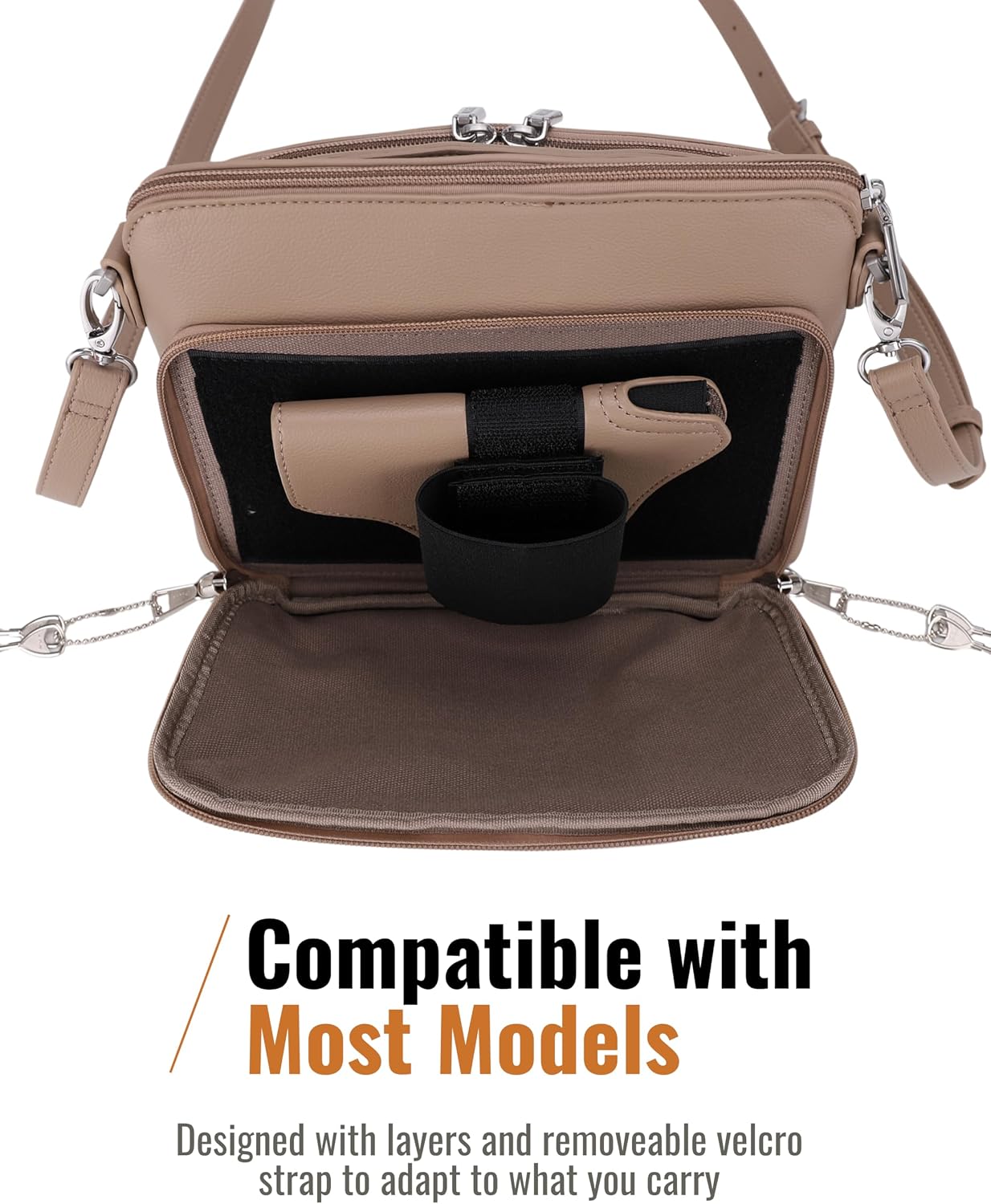 JESSIE&amp;JAMES\/RUGER Athena Everyday Carry Crossbody Bag para mu...