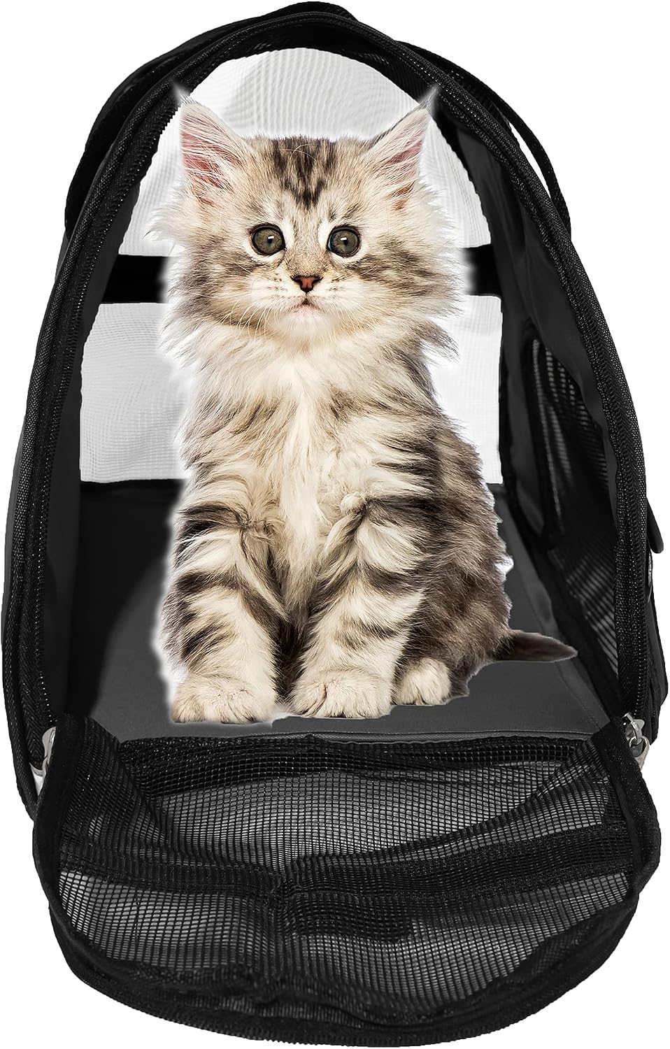 MuchL Transportador de mascotas de lados suaves para gatos, transpo...