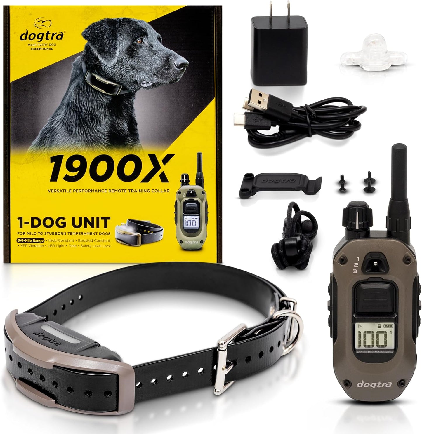Dogtra 1900X Collar electrónico con control remoto [Nueva edición]...