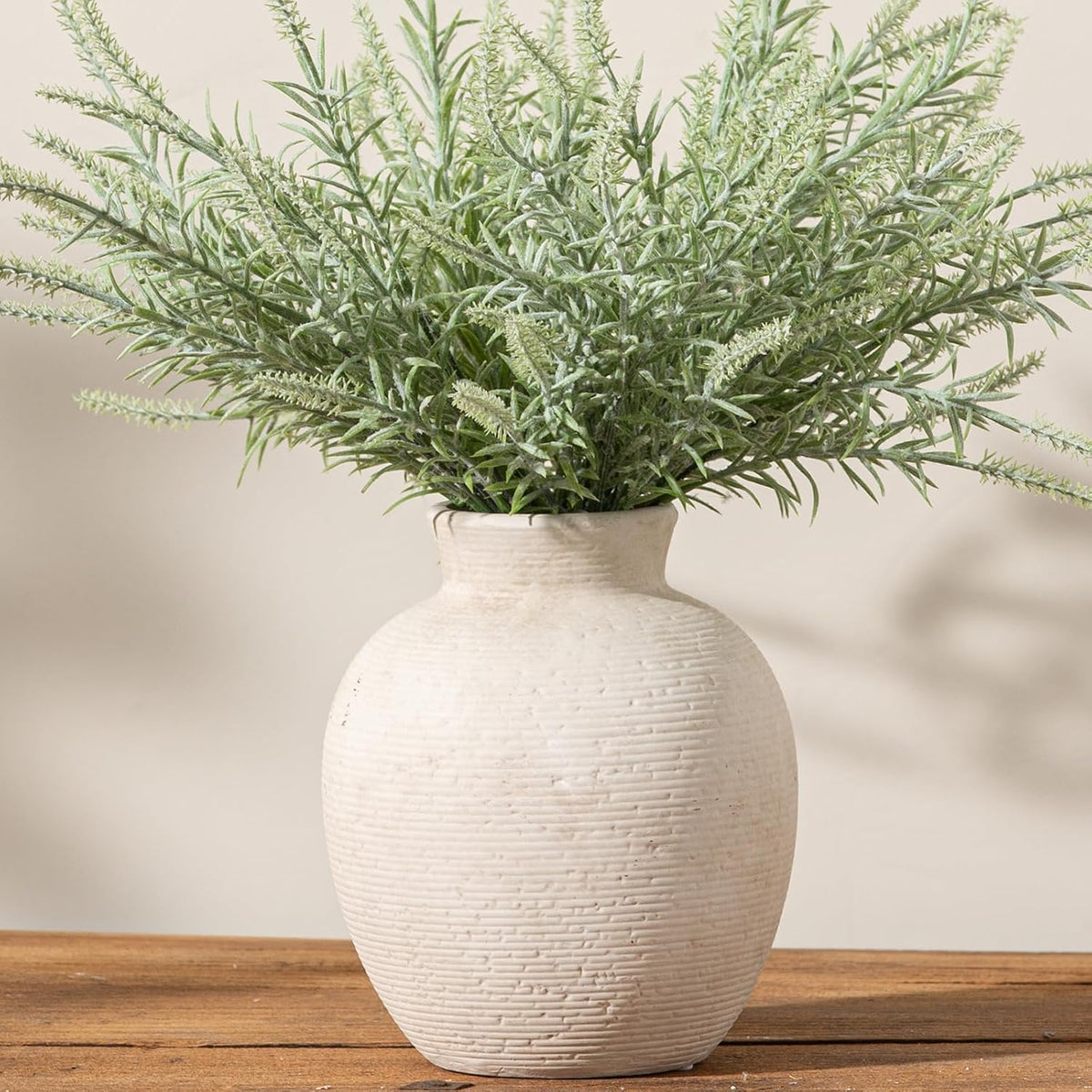 Jarrón de cerámica Vanselia para flores - Decoración del hogar - Ja...
