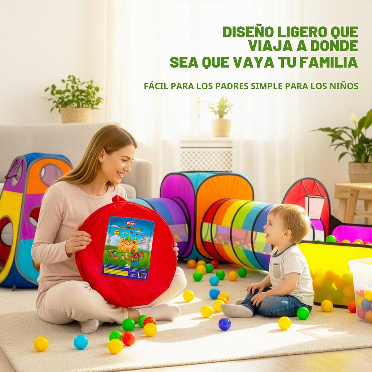 Playz 5 piezas de tiendas de campaña y túneles para niños - Piscina...