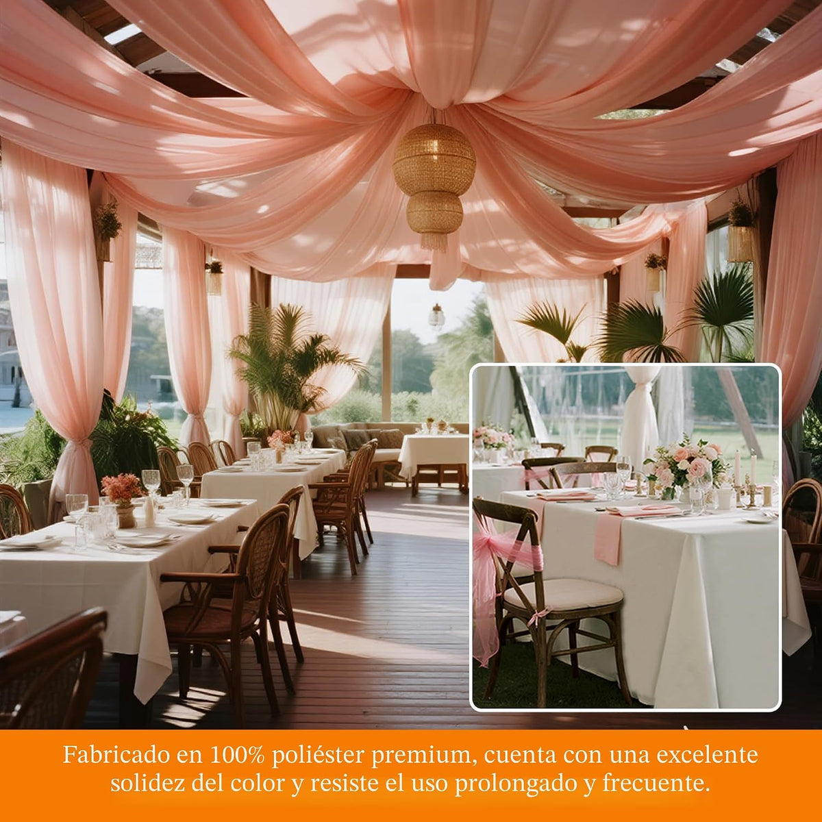 BIGTONE Paquete de 12 manteles rectangulares blancos de 60 x 102 pu...