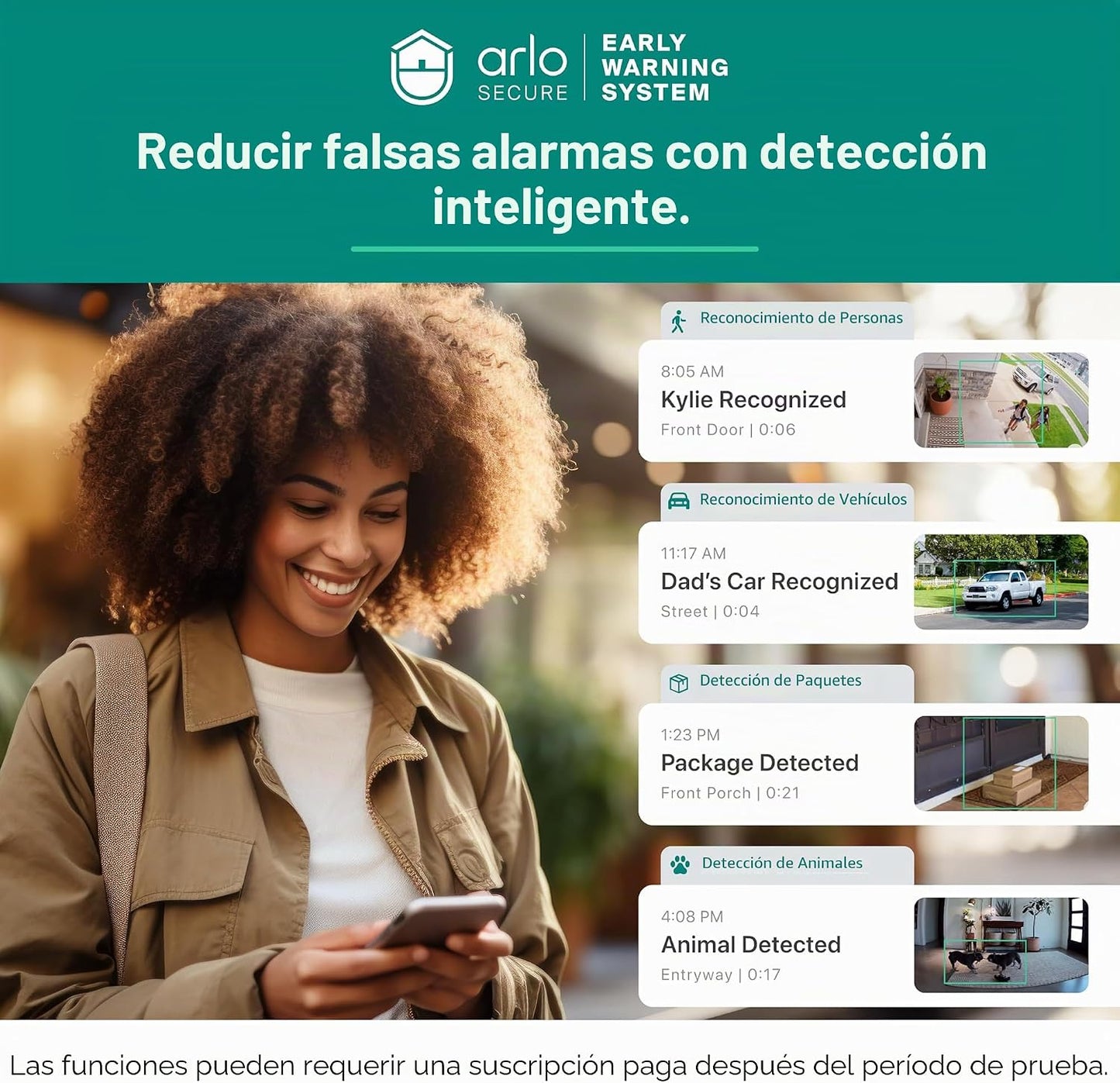 Arlo Essential Security Camera 2K (3ª generación, versión 2025) - C...