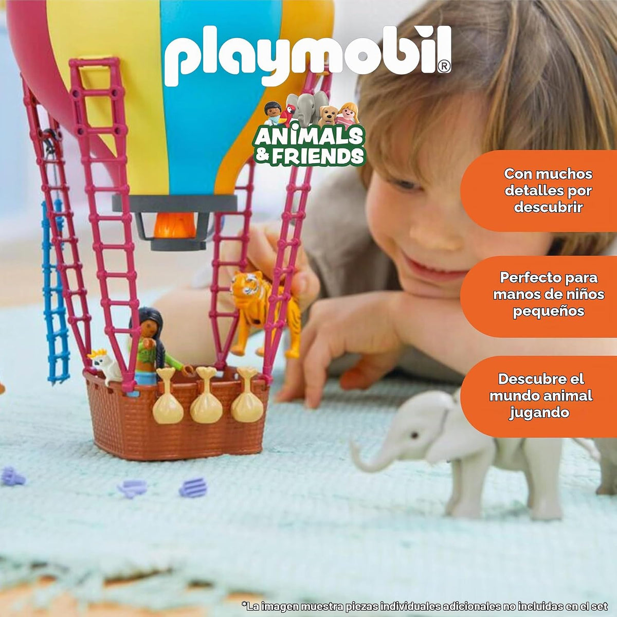 Playmobil | Animales y amigos | Viaje en globo | Juguete a partir d...