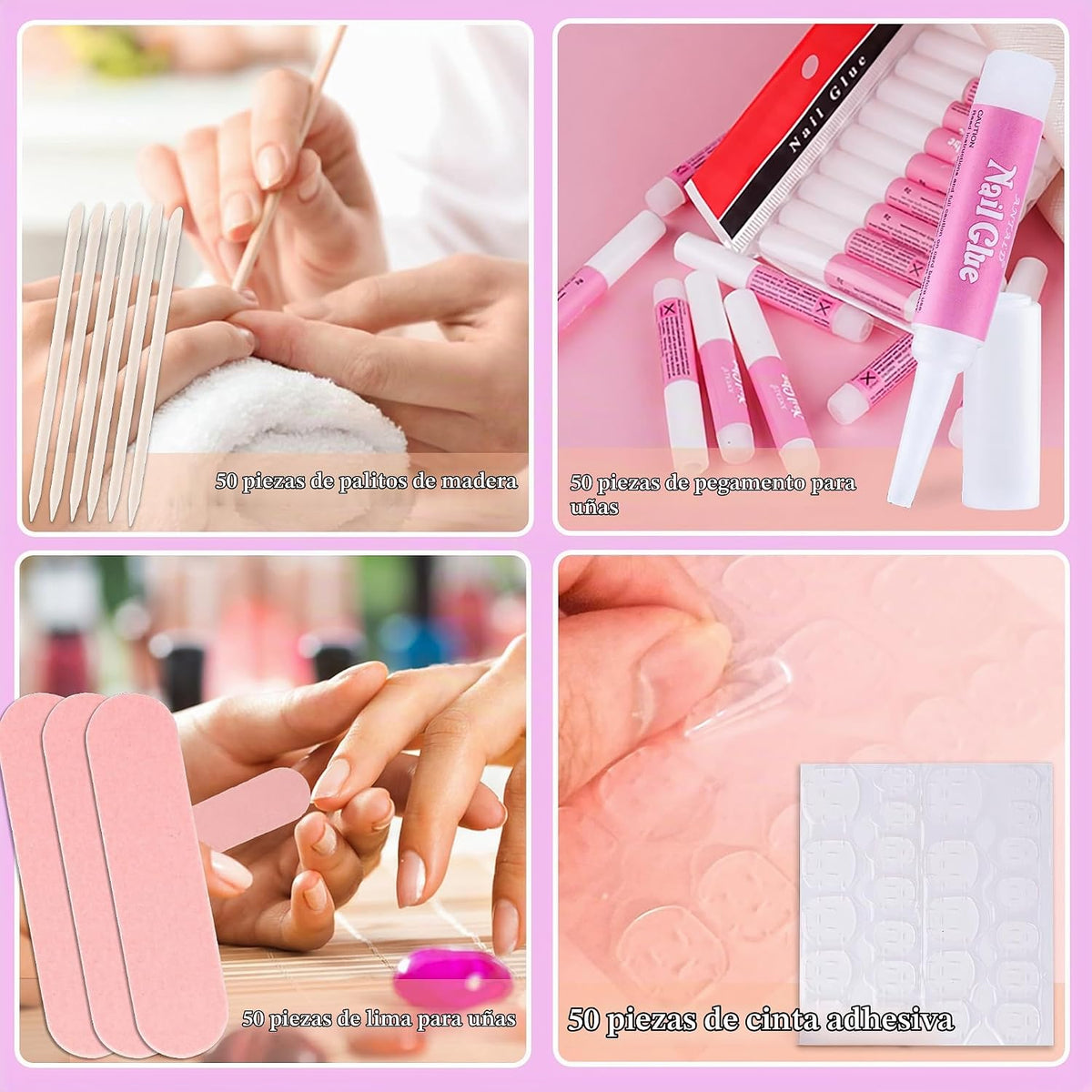 Kit de herramientas de uñas postizas para negocios de uñas, kit des...