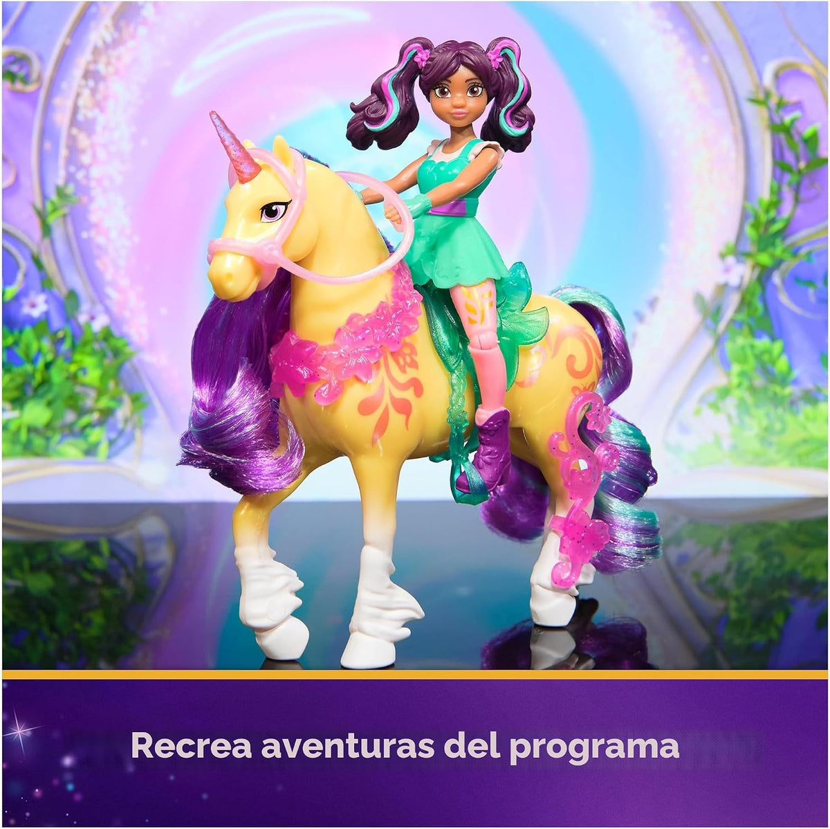 Unicorn Academy, Set de Poder de Amistad de Ava y Leaf con Silla de...