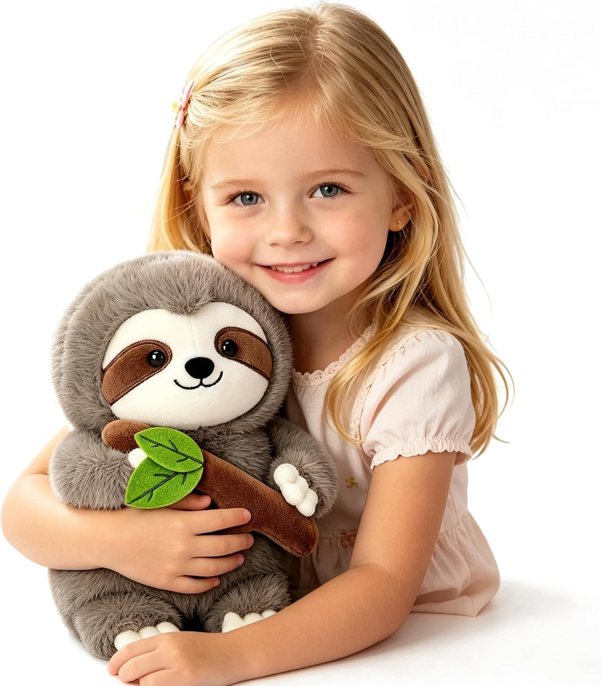 Riverwar Juguete de peluche de perezoso, 9 pulgadas, lindo y suave,...
