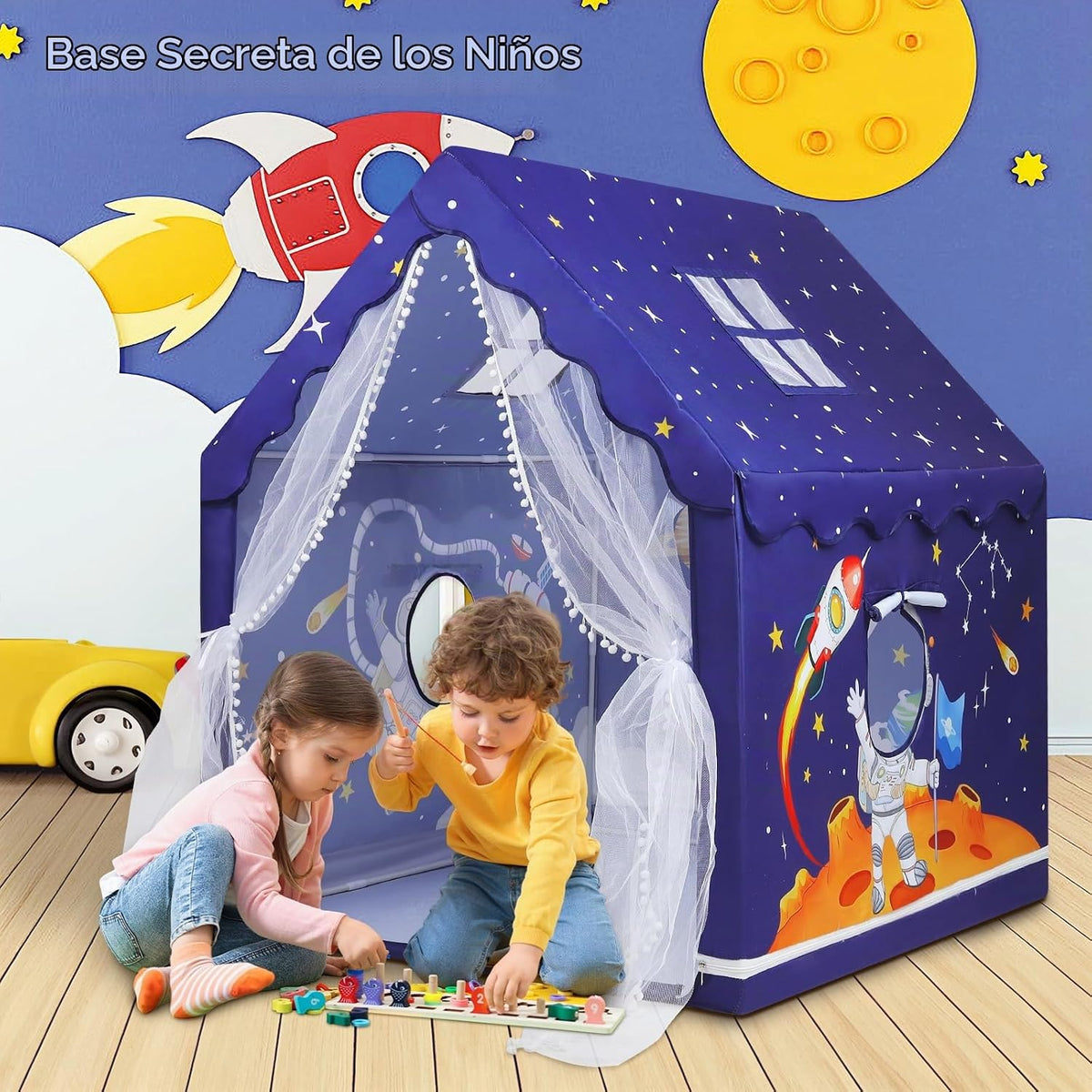 Tienda de campaña para niños, tienda de campaña para niños, grande...