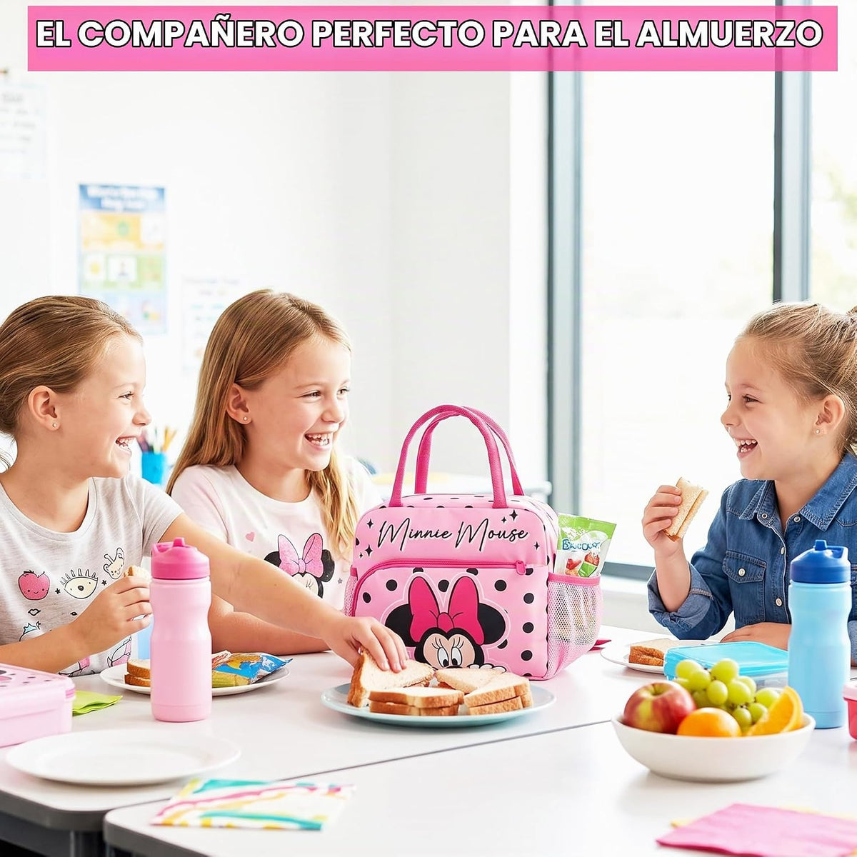 Get Trend Bolsa de almuerzo con aislamiento para niñas Minnie Mouse...
