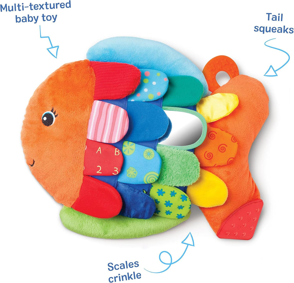 Melissa &amp; Doug Flip pescado suave juguete de bebé.