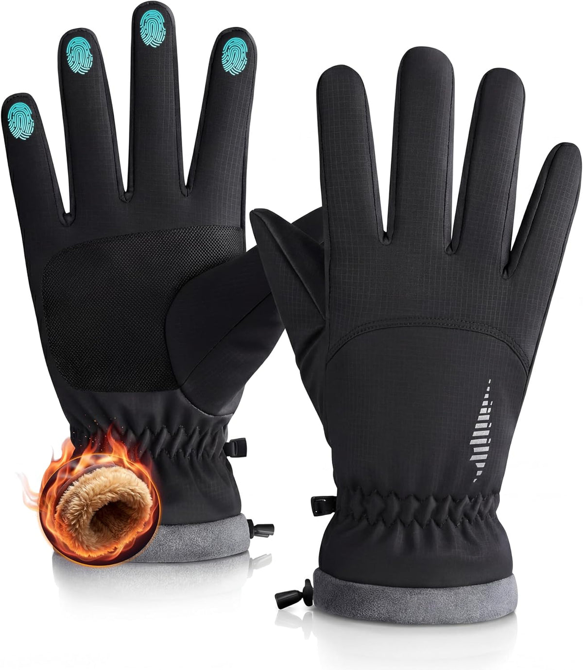 Guantes de invierno impermeables para nieve y esquí de rivmount par...