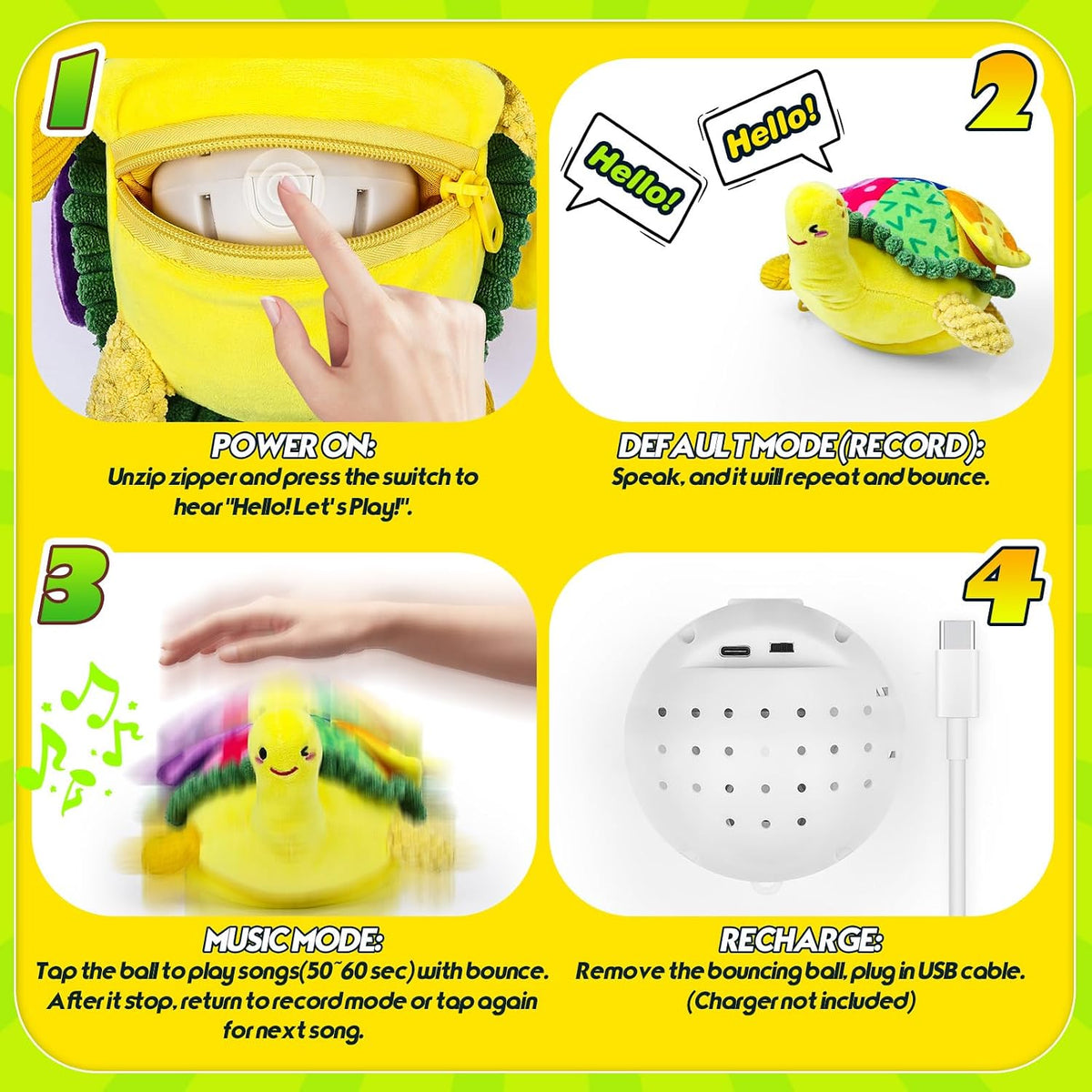 Juguete musical de peluche y jardín sensorial Montessori, juguete s...