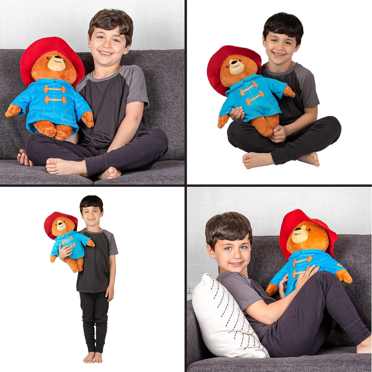 Franco Paddington Bear Kids Bedding - Almohada de felpa súper suave...