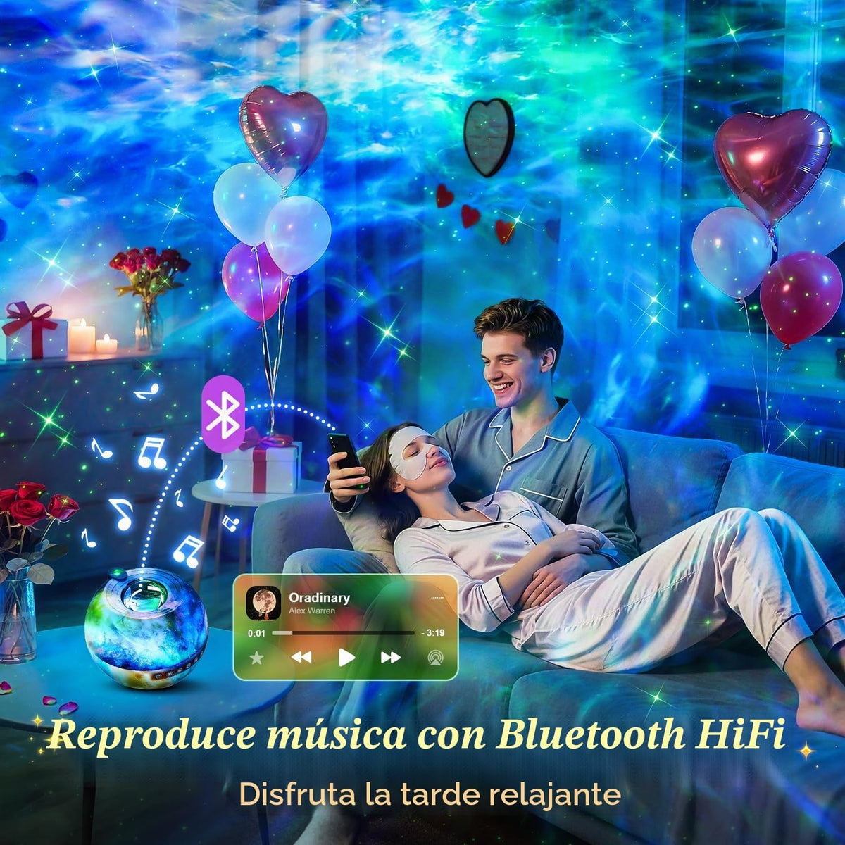 Proyector One Fire Galaxy Whimsy Celestial Decor Dormitorio Univers...
