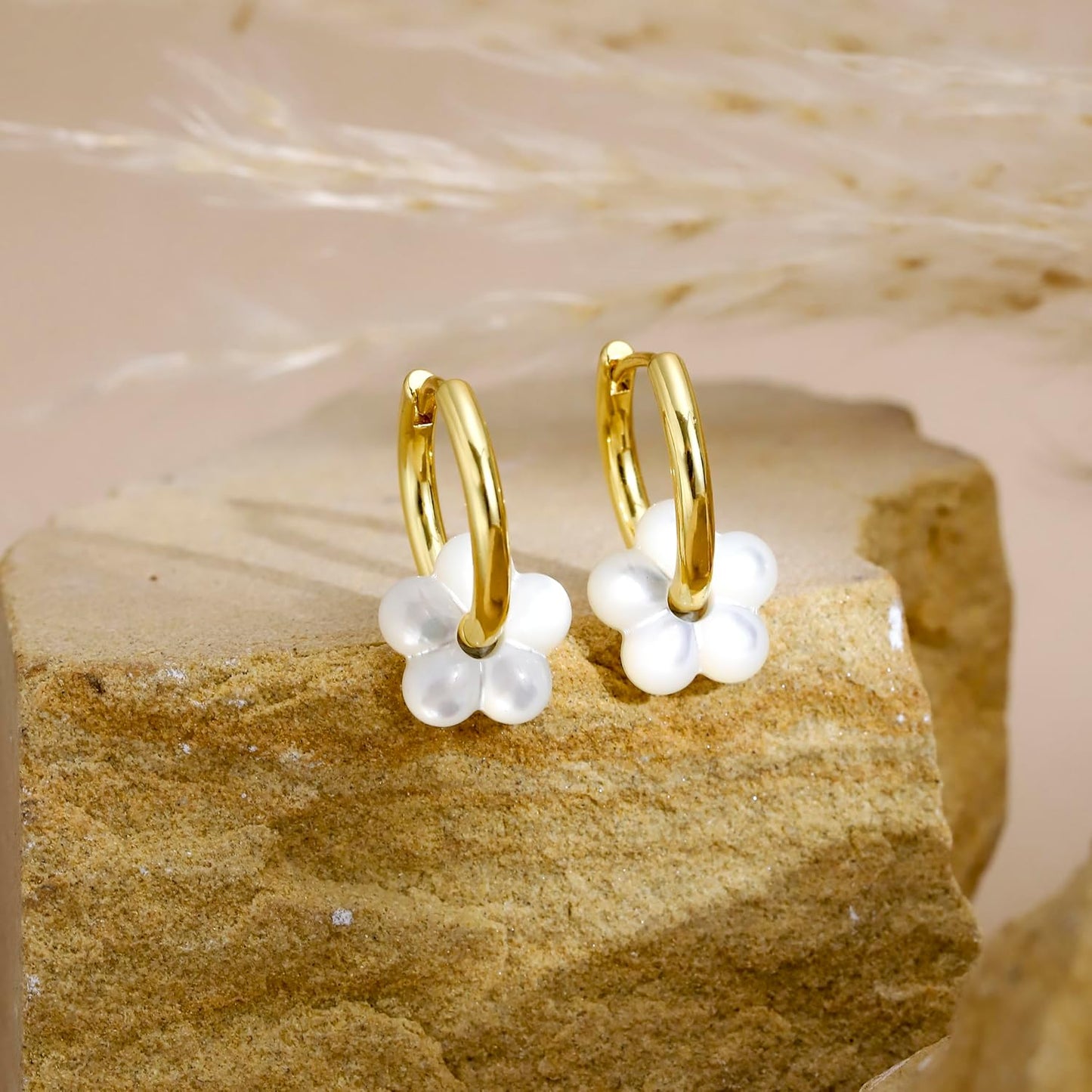 Aretes colgantes de perlas para mujer, cadena larga de enhebrador,...