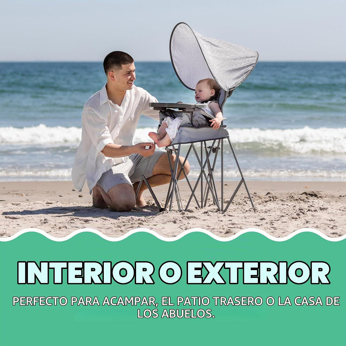 Baby Delight Go with Me Uplift - Silla alta portátil de lujo, silla...