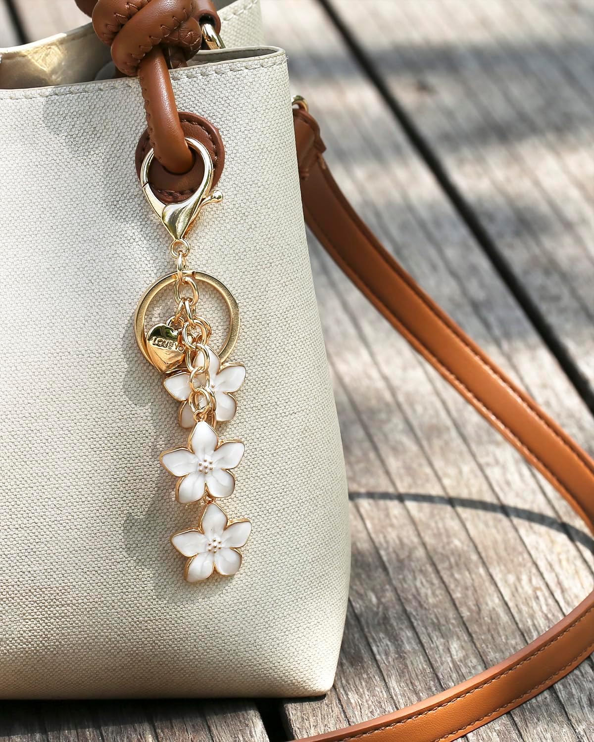 4 dijes para bolsos, bonitos accesorios para bolso y llavero de cer...