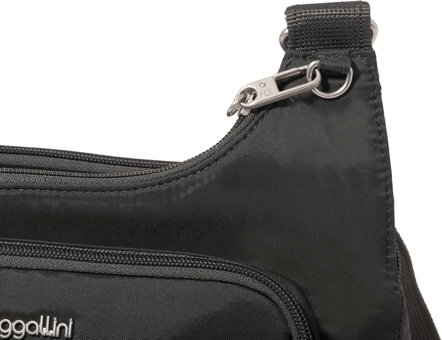 Baggallini Securtex Bandolera cruzada antirrobo 11\u201Dw X 8.5\u20...