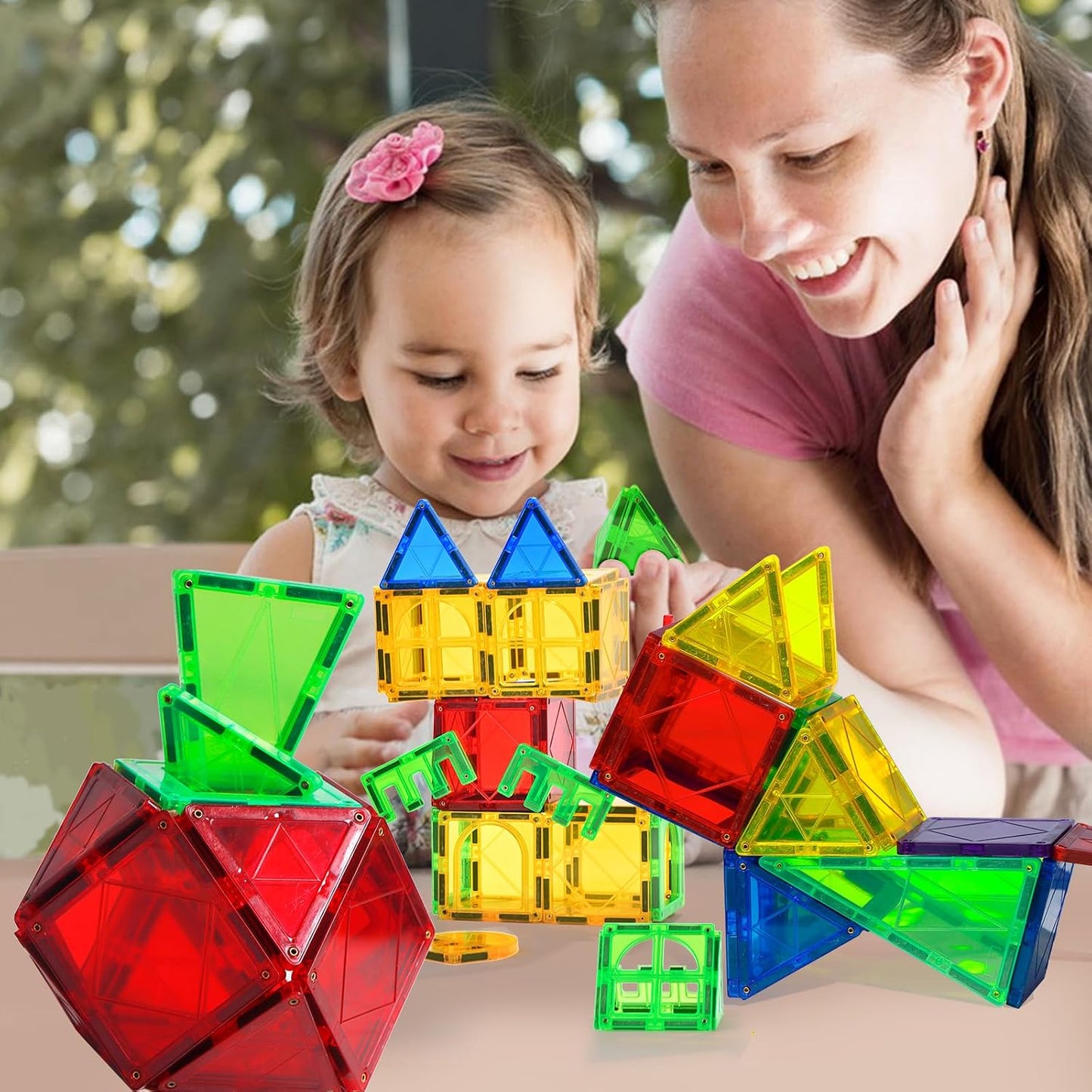 Juguetes magnéticos para niños y niñas preescolares, bloques magnét...