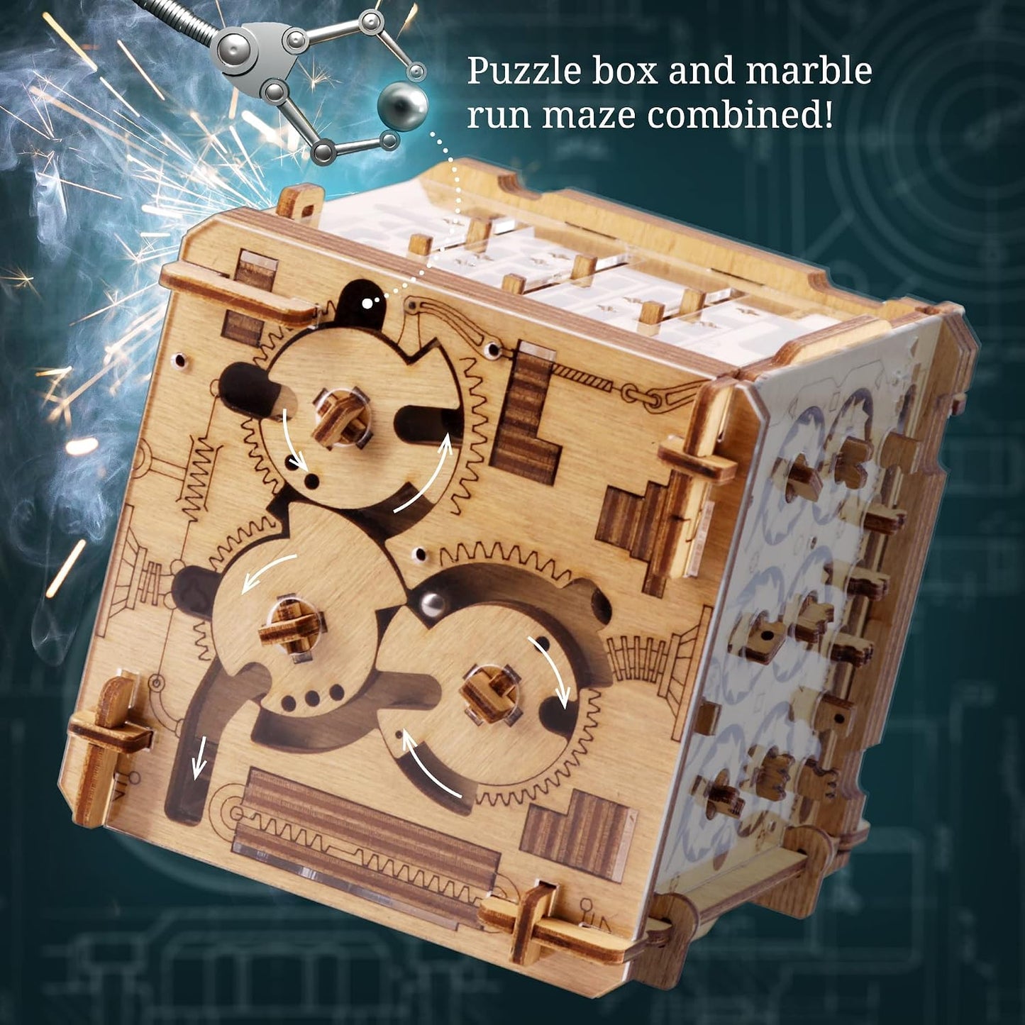 iDventure Cluebox Cambridge Labyrinth | Caja de rompecabezas de mad...