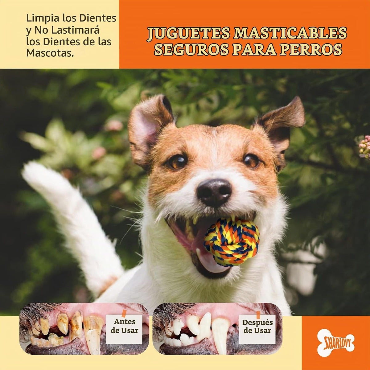 Juguetes de dentición para cachorros para perros pequeños, paquete...