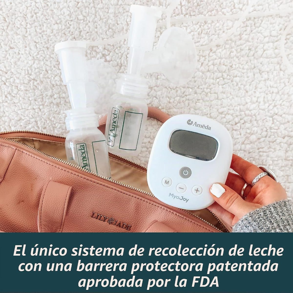 Ameda MYA Joy Extractor de leche eléctrico doble portátil | Grado h...